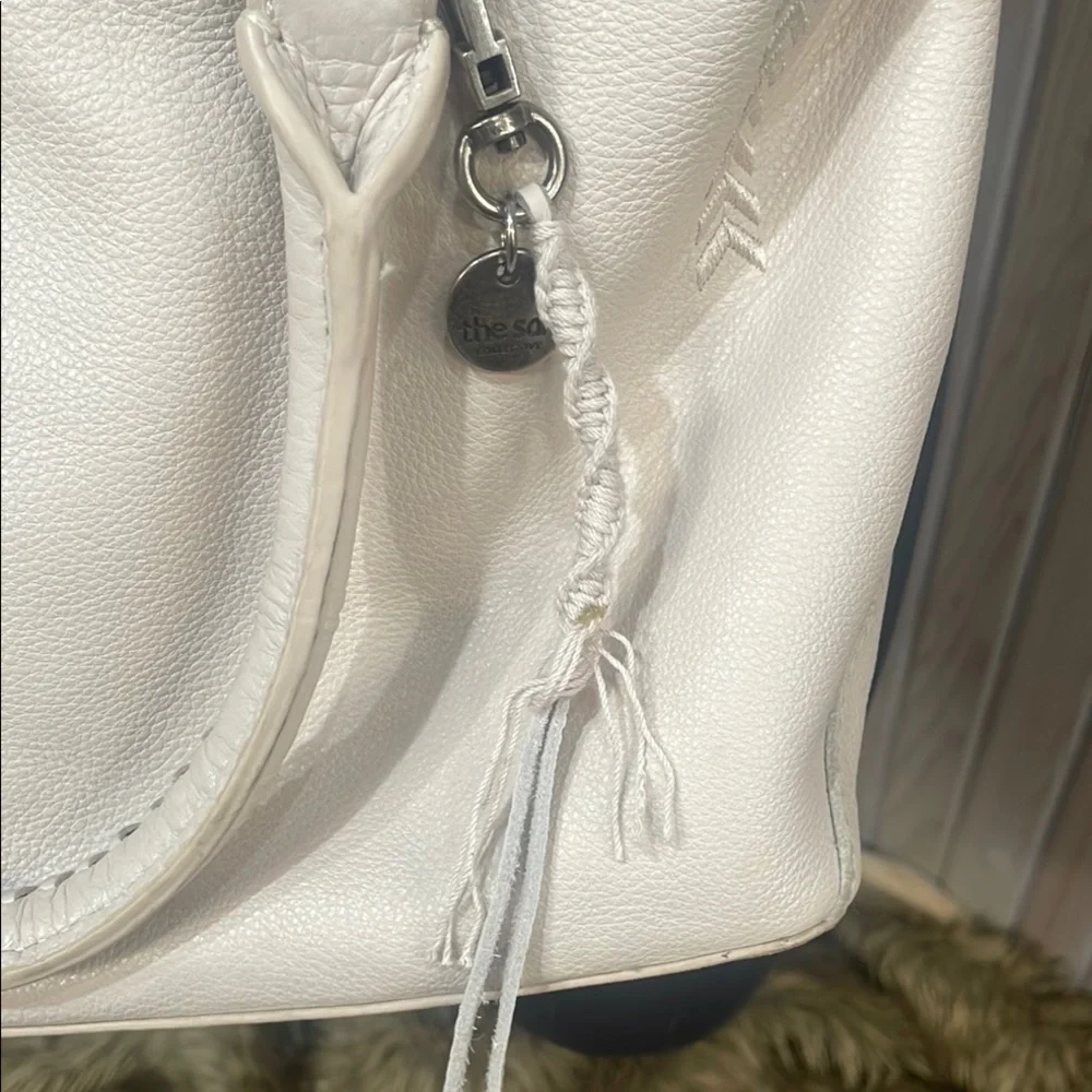 The Sak Cream Shoulder Bag with Braided Details - Picture 4 of 10